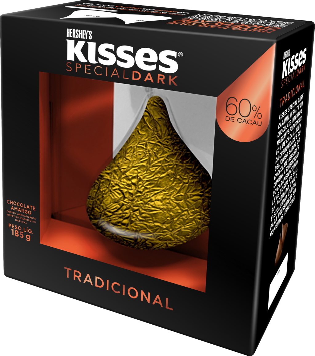 Hershey’s Kisses Special Dark Tradicional 60% Cacau 185g_R,90
