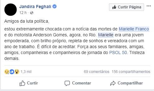 <span>Jandira Feghali, pol&iacute;tica</span>