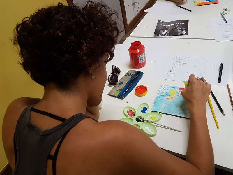 Oficina infantil de pintura agita o sábado (24) na Caixa Cultural