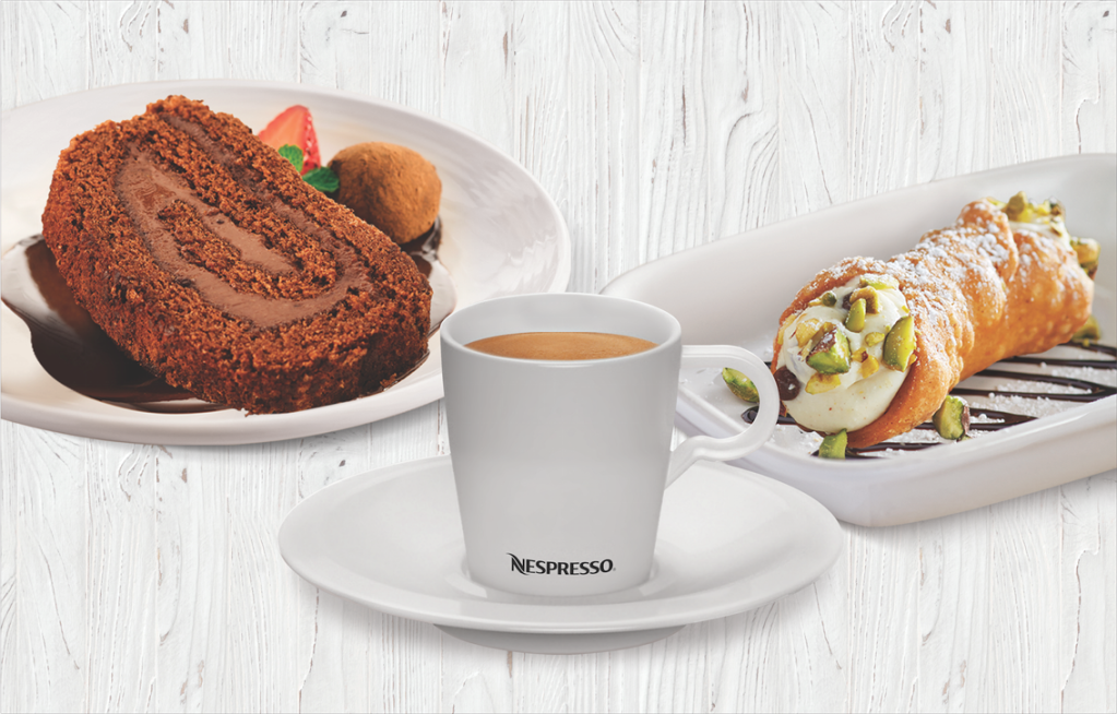 Abbraccio Cucina oferece combo de bolo de chocolate com café