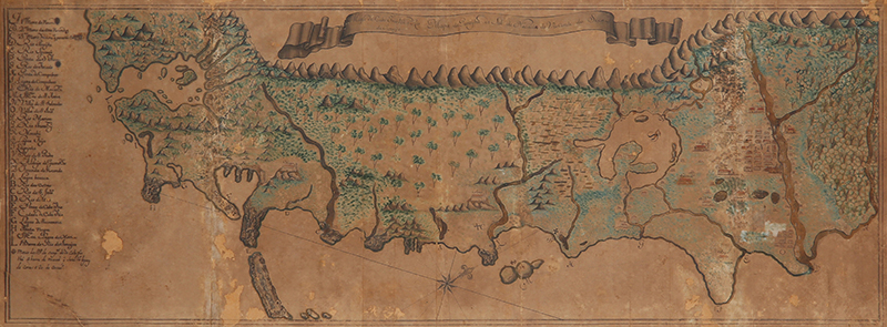 Mapa antigo do Rio é vendido por 30 mil reais