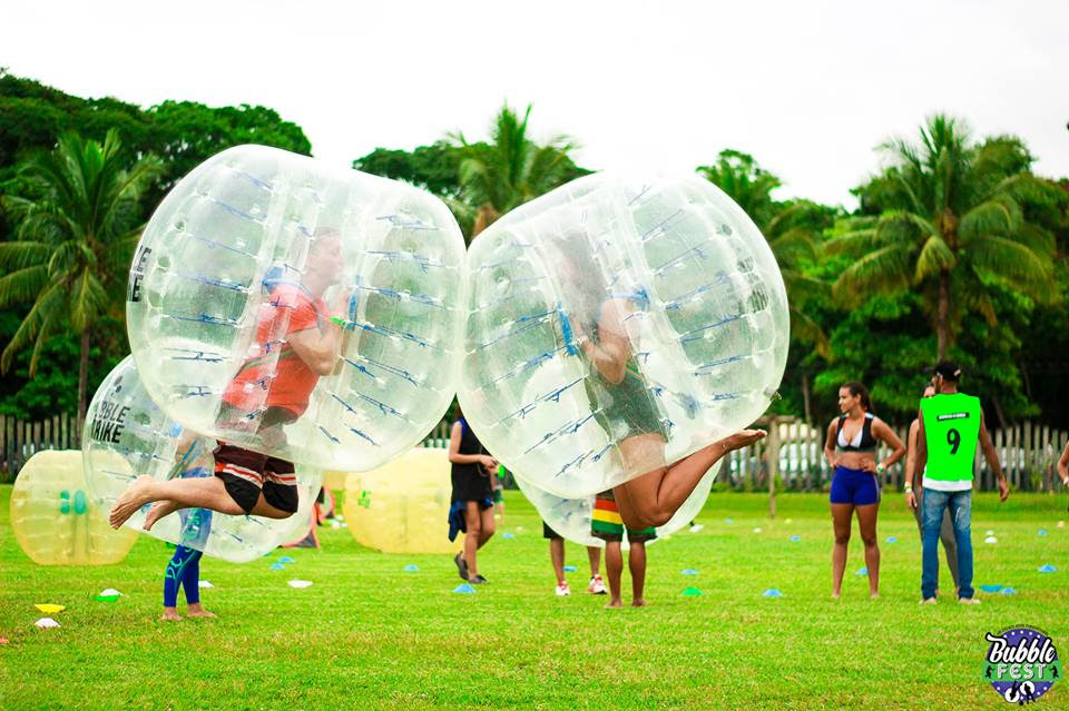 Infláveis do Bubble Fest chegam ao Rio no dia primeiro de maio
