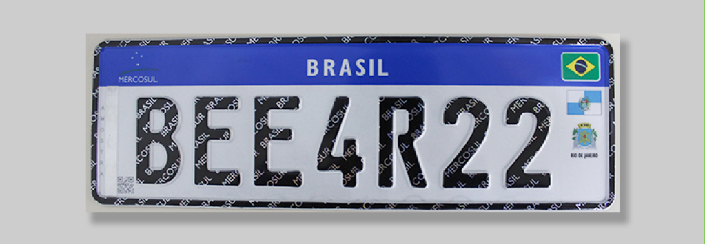 Rio será primeiro estado brasileiro a adotar placas do Mercosul