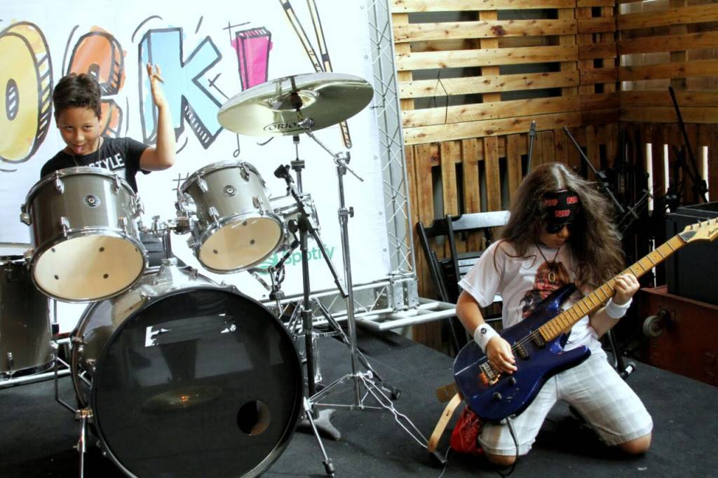 Imperator recebe sarau do rock para a criançada