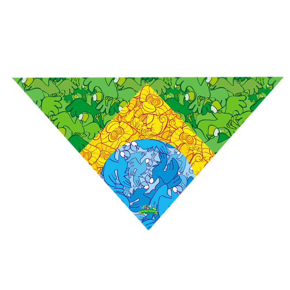 Bandana-Brasil-Animal-Flower