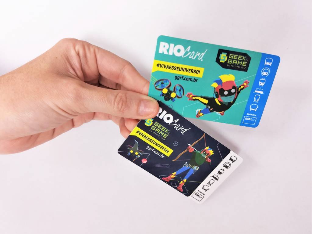 RioCard lança cartões edição Geek & Games Rio Festival