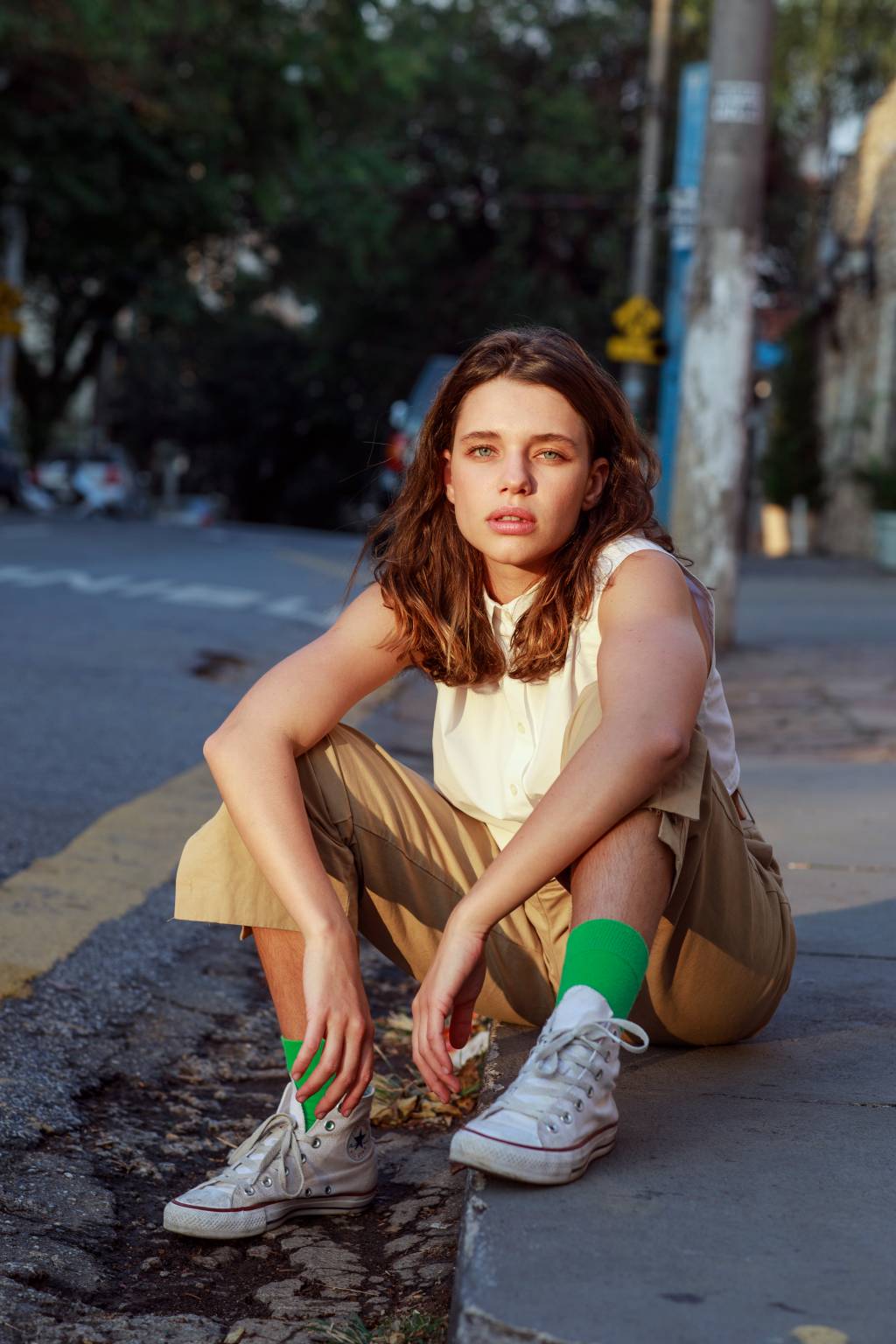 Bruna Linzmeyer dá dica de bar vegetariano na Zona Sul do Rio