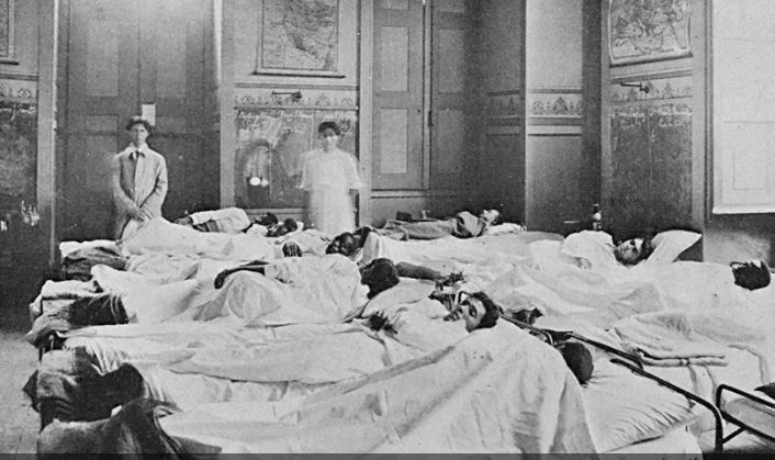 Doentes gripe espanhola