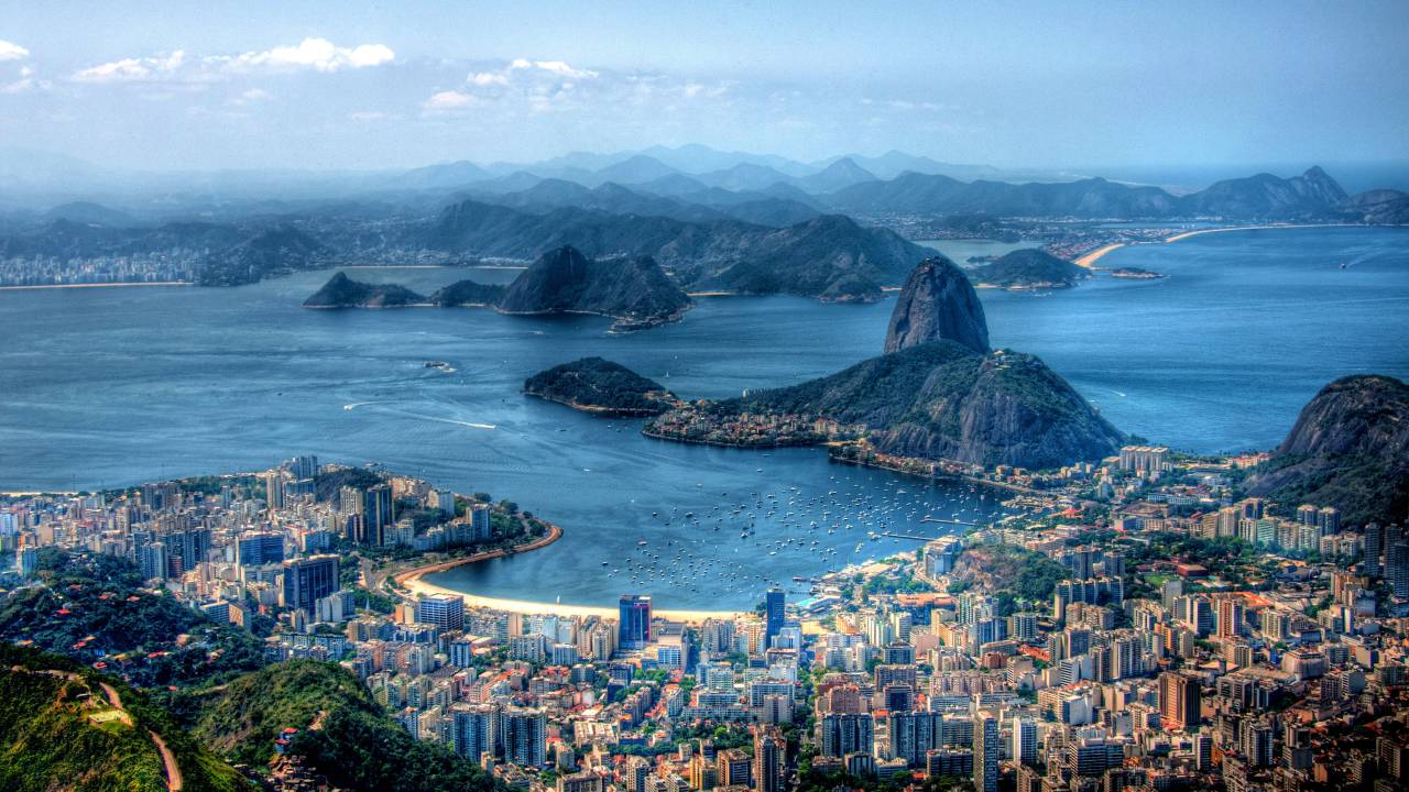 Vista aérea Rio de Janeiro