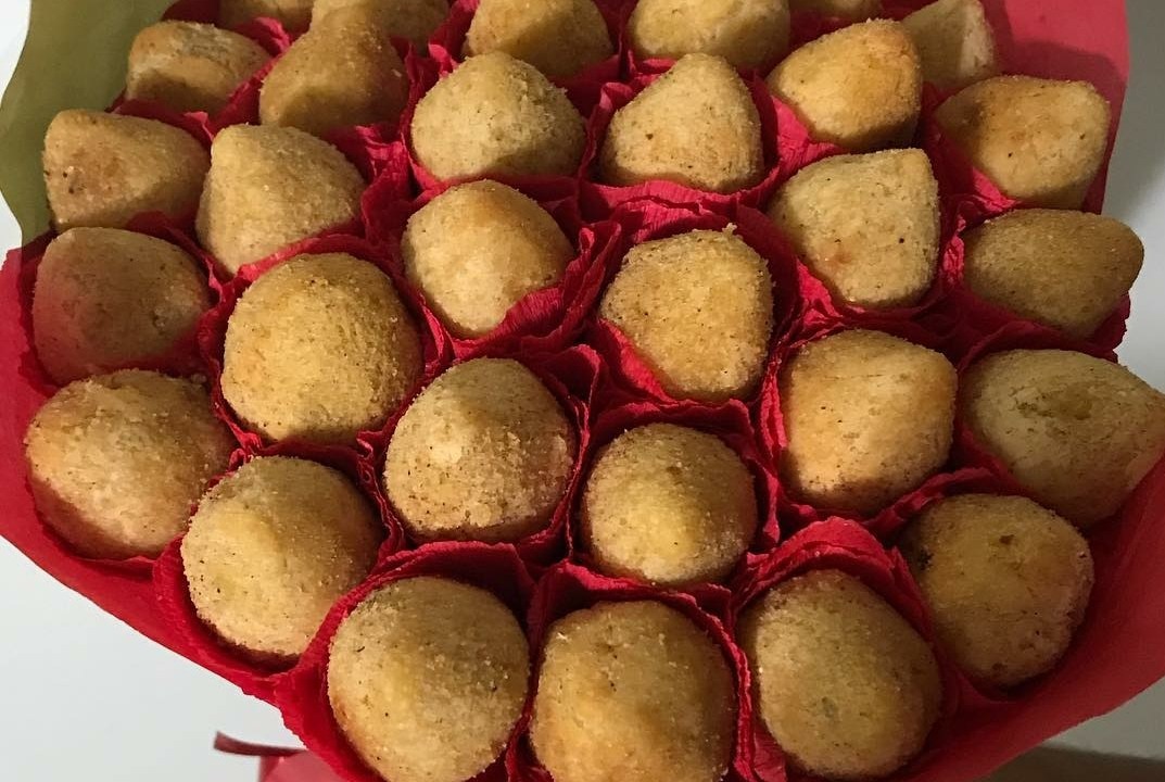 buquê de coxinhas