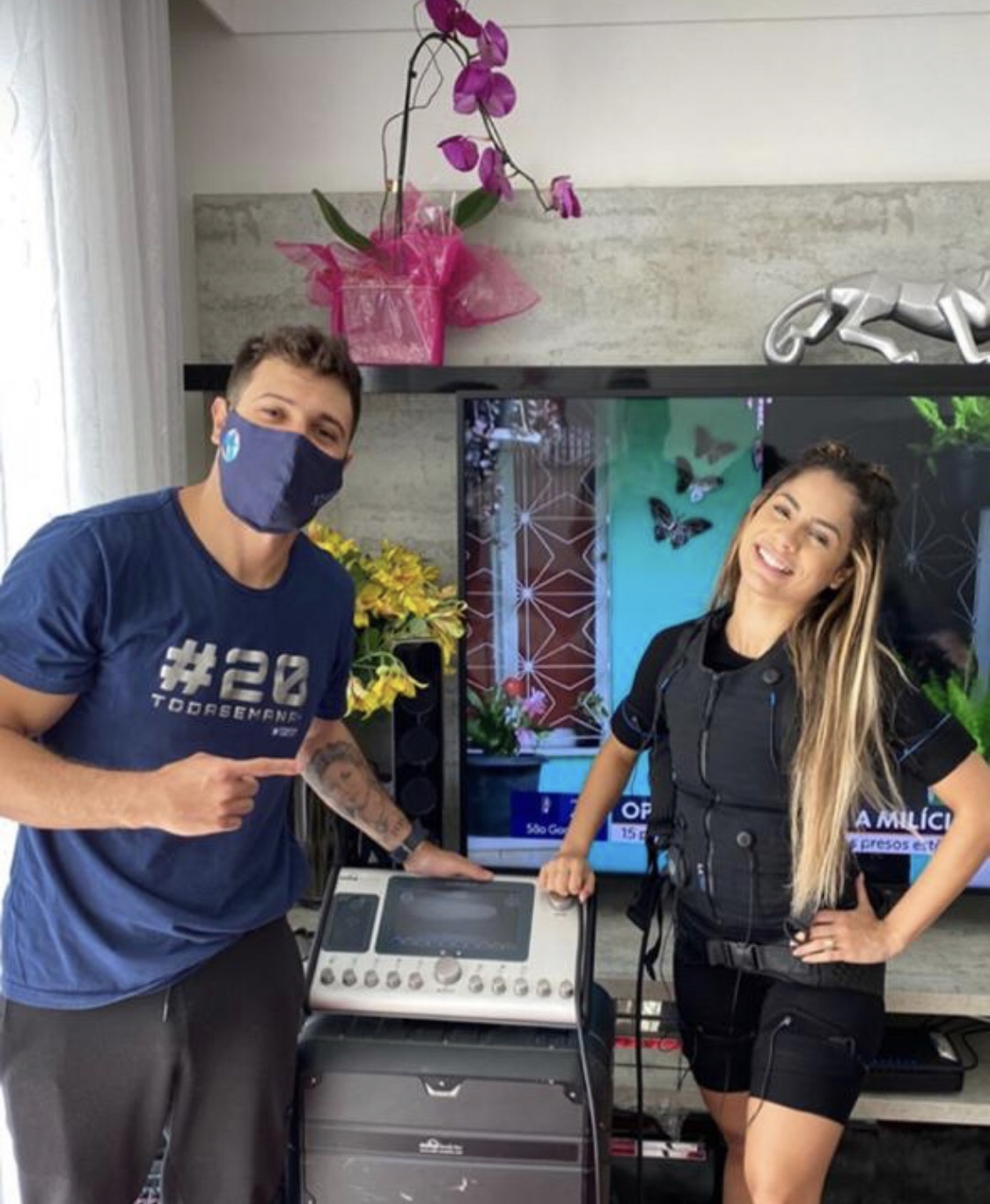Aparelho de eletroestimulação se torna o queridinho de artistas e atletas
