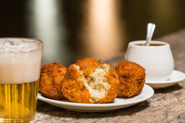 Bar e Restaurante Urca: bolinho de bacalhau