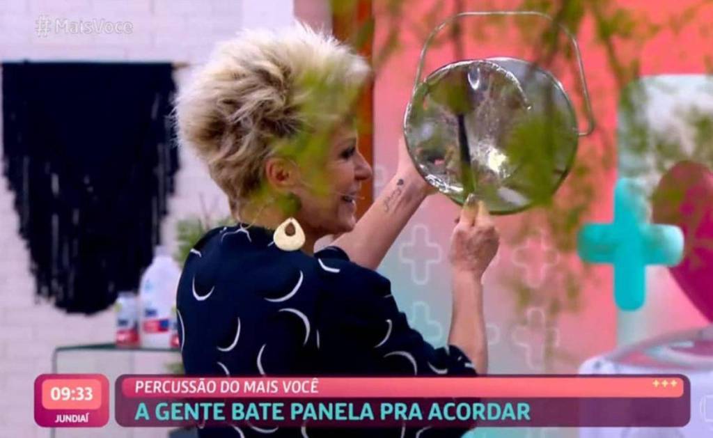 E a Ana Maria Braga abrindo o programa com panelaço? Veja aqui