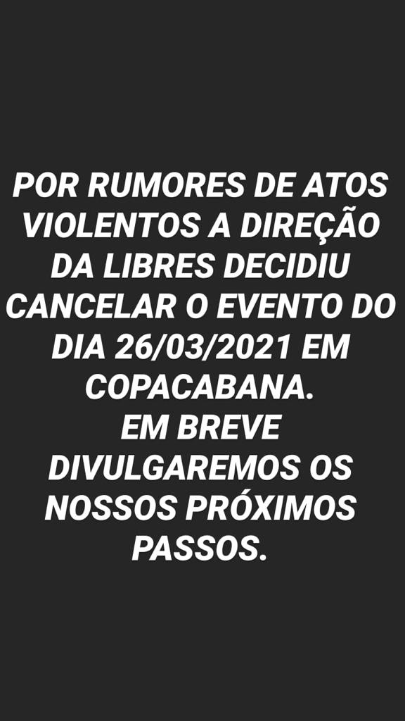 Tensão no Rio: grupos radicais vão protestar sexta (26) em Copacabana