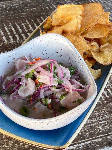 La Carioca Cevicheria: ceviche clássico de peixe branco