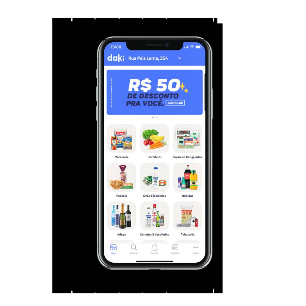 Pediu, chegou: mercado de bairro digital estreia no Rio com entregas em até 15 minutos