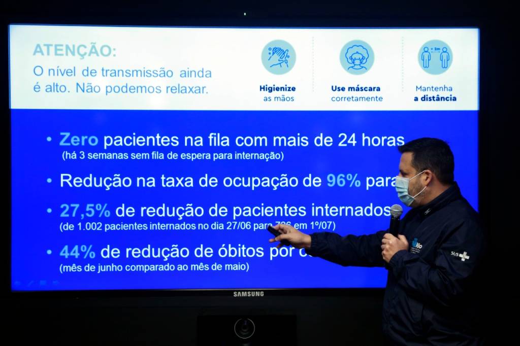 O avanço da vacinação: em um mês, mortes por Covid-19 caem 44% no Rio