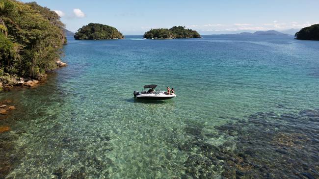 Lagoa verde, na Furada