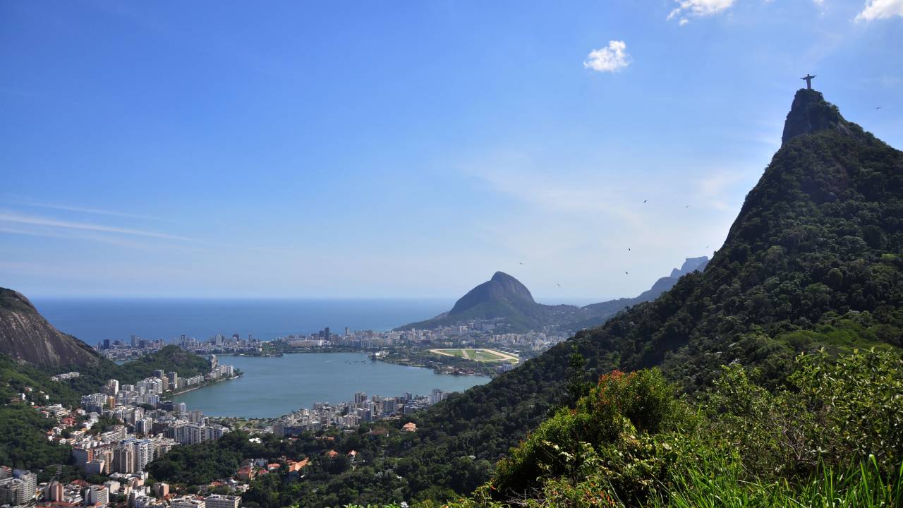 Foto mostra vista do Corcovado