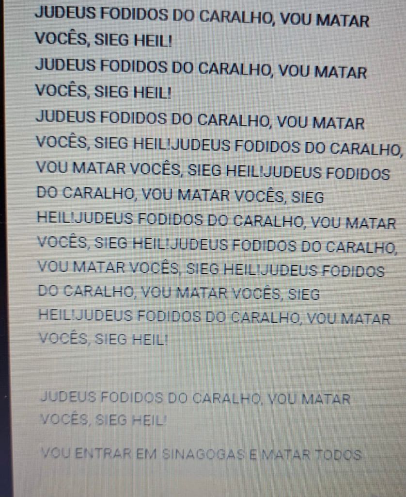 WhatsApp Image 2021-08-23 at 13.02.24 print de ofensas de hackers a judeus