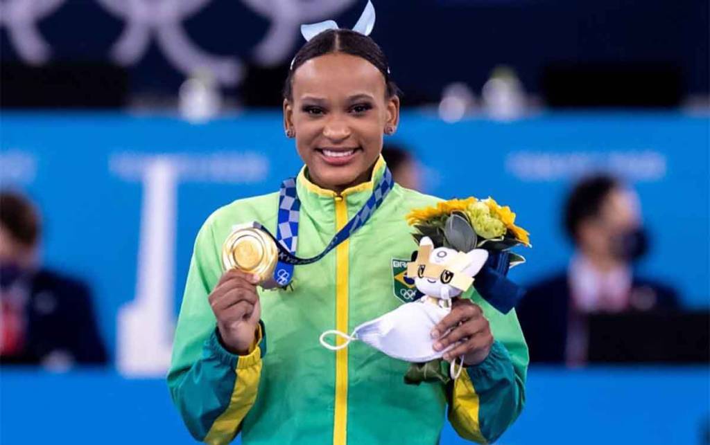 Tóquio: Rebeca Andrade será a porta-bandeira na festa de encerramento