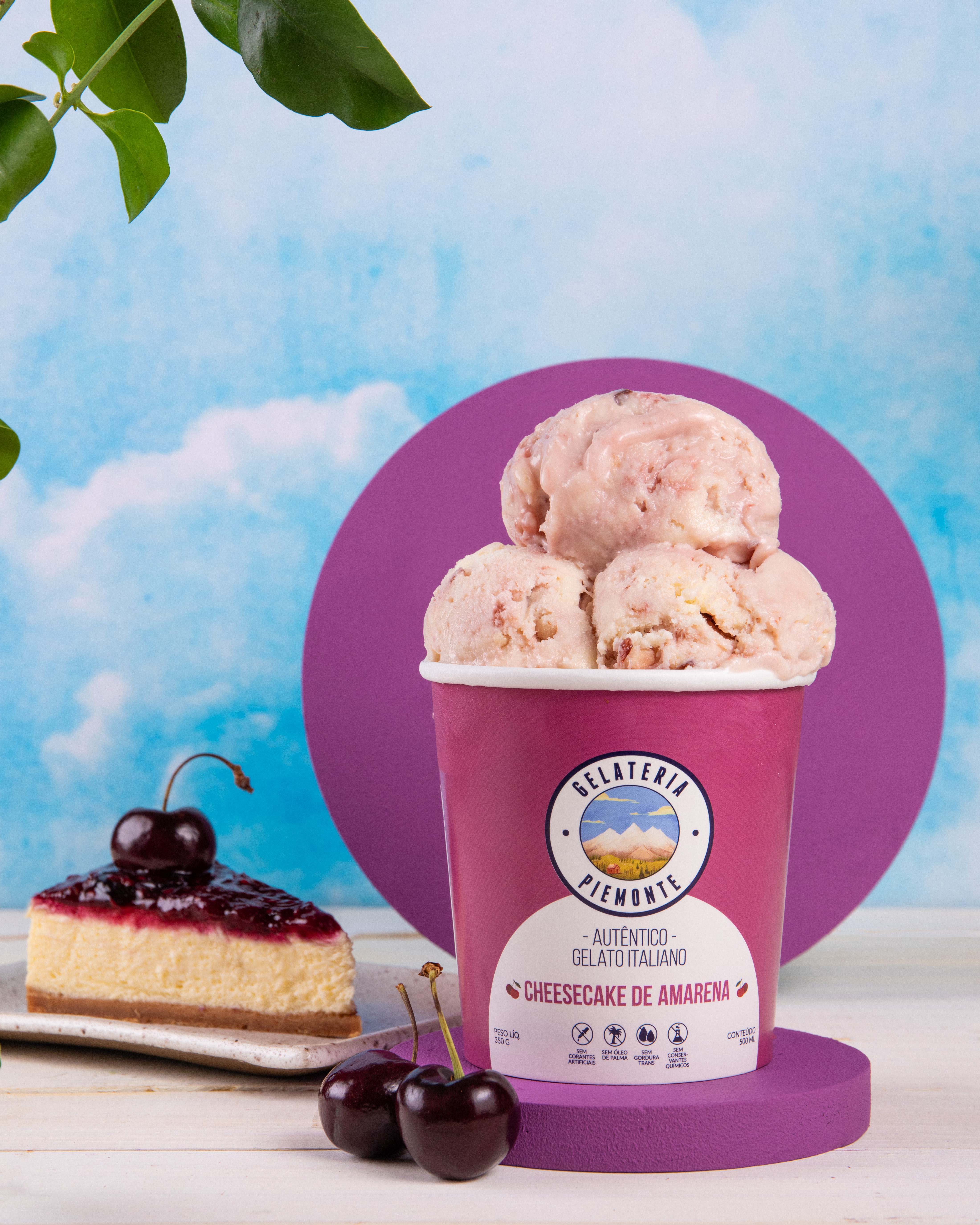 Cheesecake de amarena: uma das receitas da marca de origem italiana