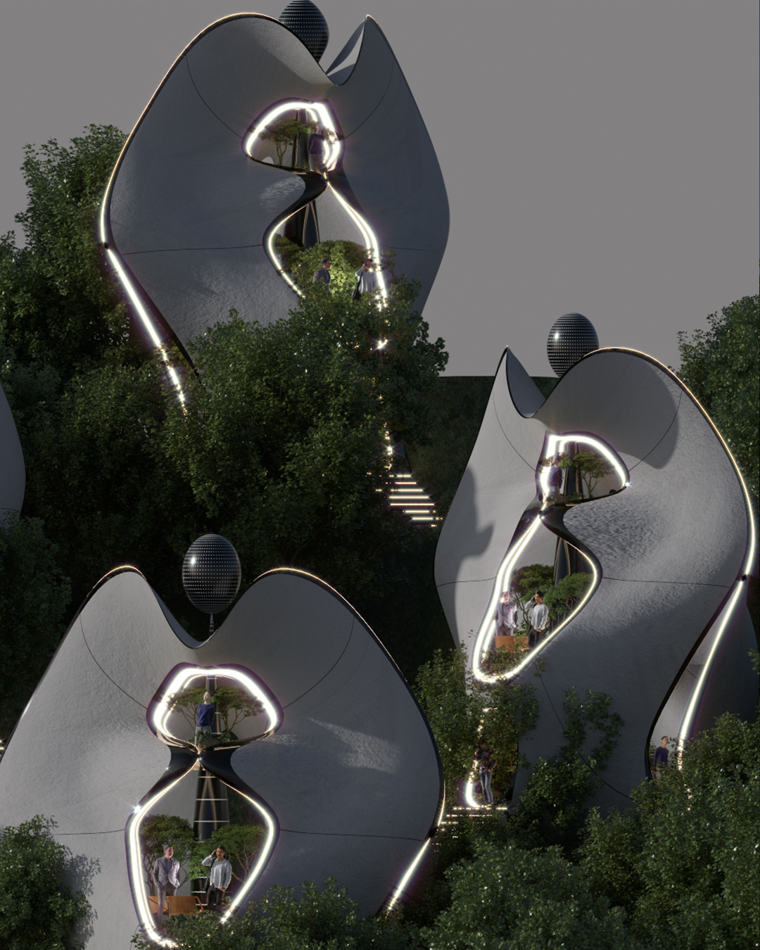 Estruturas modulares na It&aacute;lia tem design sustent&aacute;vel surpreendente