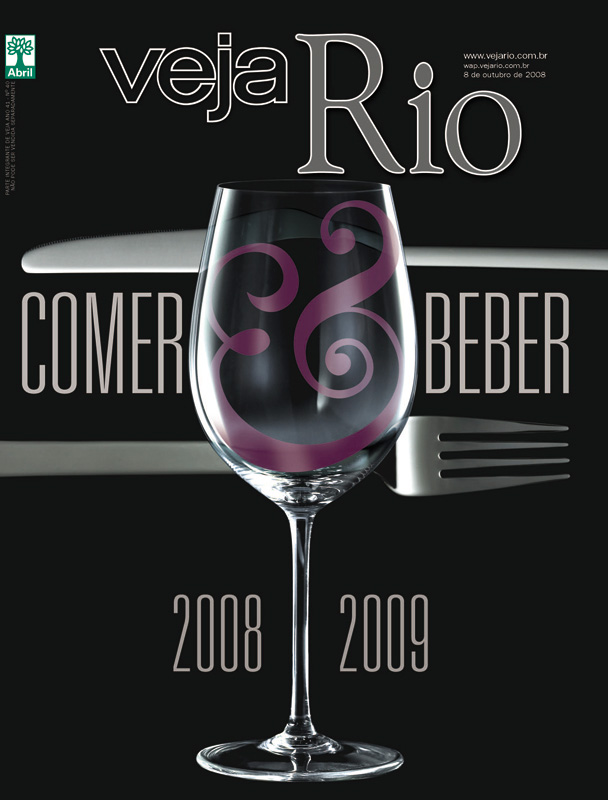 Capa da revista Veja Rio Especial Comer & Beber, edi&ccedil;&atilde;o 2081, de 08 de outubro de 2008