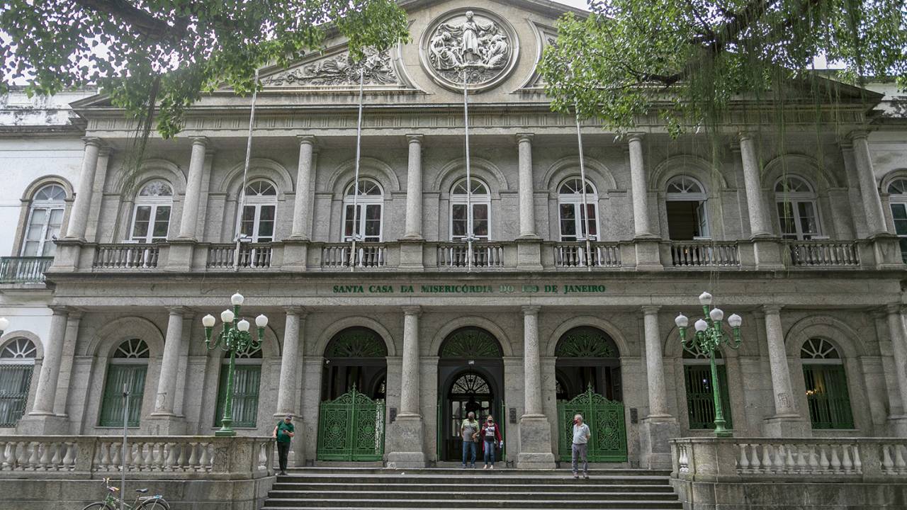 O prédio da Santa Casa: berço da enfermaria criada nos anos 1950 -