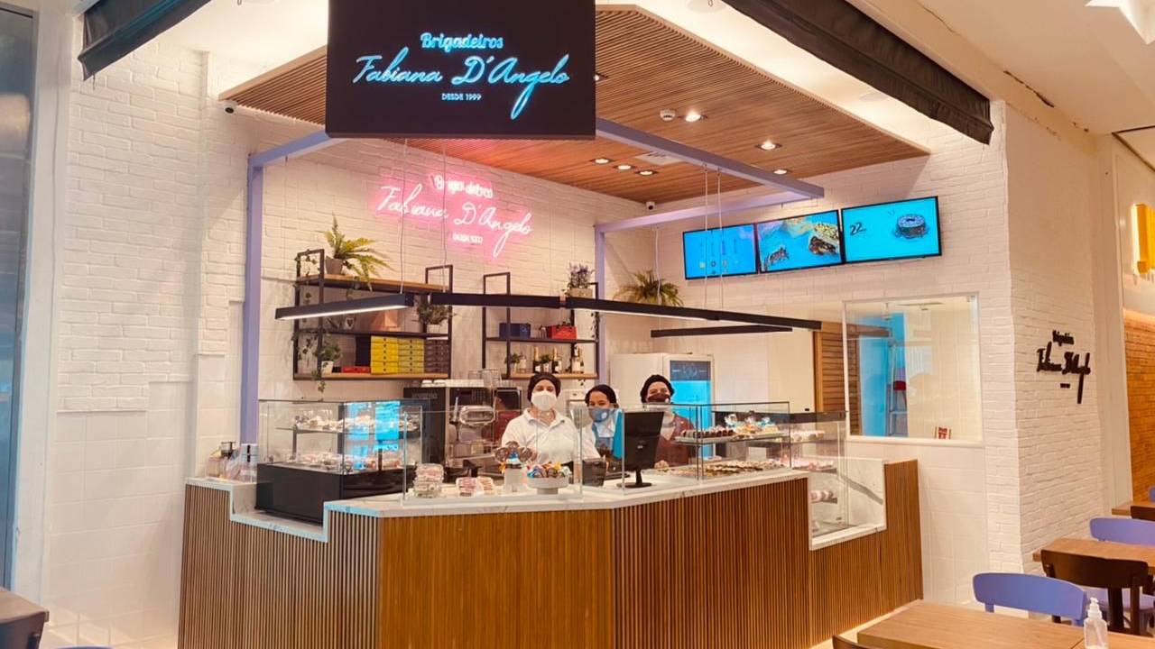Brigadeiros Fabiana D'Angelo: primeira loja da marca, que conta com seis pontos de venda pela cidade