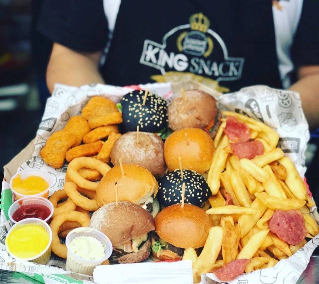 King Snack no evento Comida Di Rua no Uptown King Snack: outra atração em tamanho gigante, para compartilhar