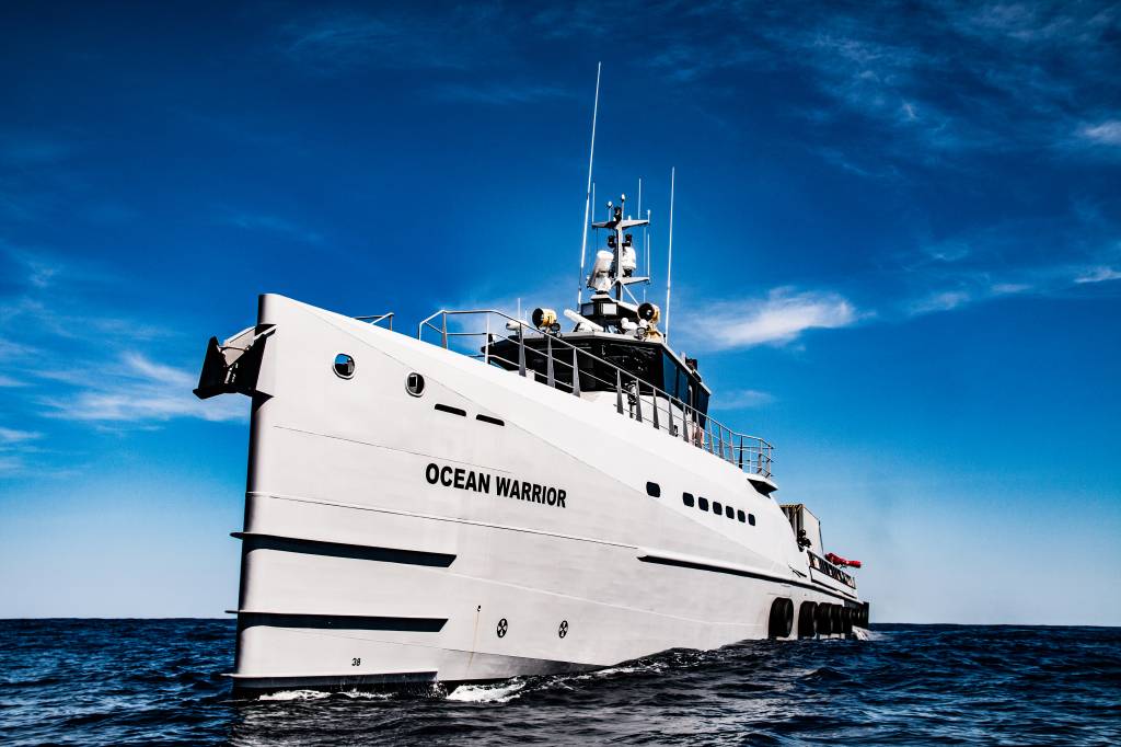 Navio que protege baleias e outros animais marinhos chega ao Rio em março