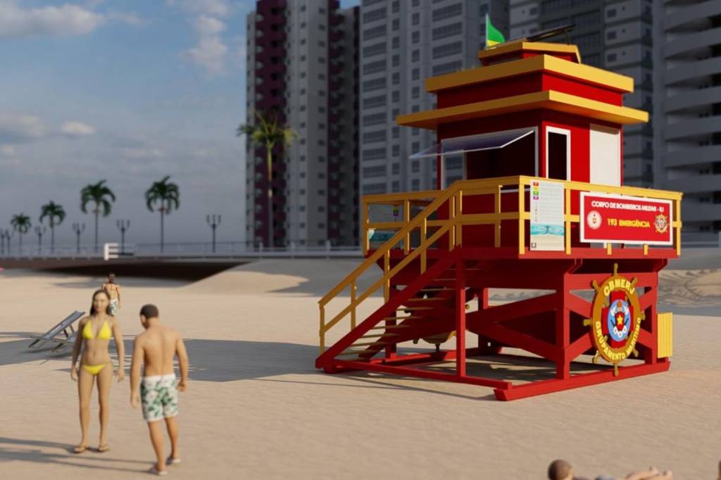 De Miami para o Rio: conheça o novo posto salva-vidas de Copacabana