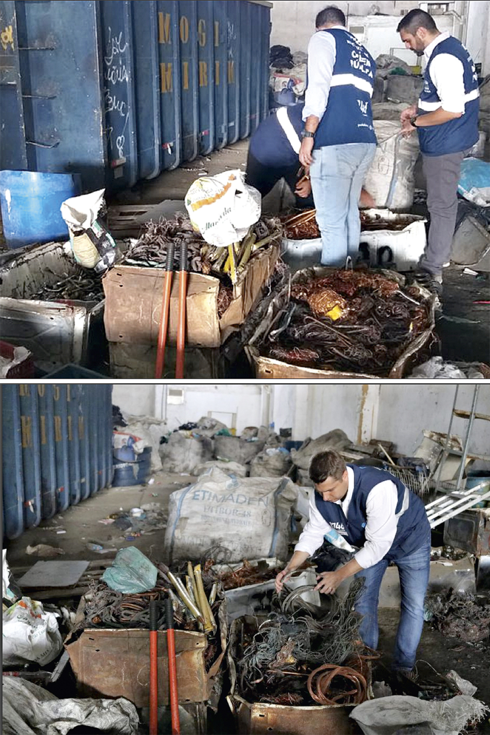 foto2 Apreendidos: cerca de 200 quilos de cobre sem procedência foram encontrados em ferro-velho da Zona Norte no início do mês -