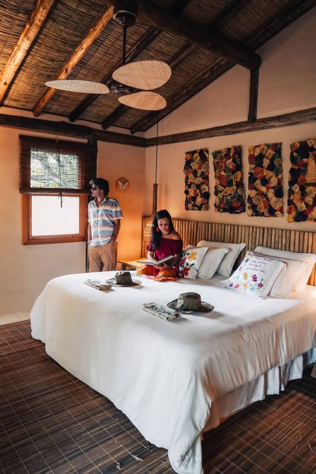 Pousada Trijunção Nosso quarto no bangalô Master da Pousada Trijunção