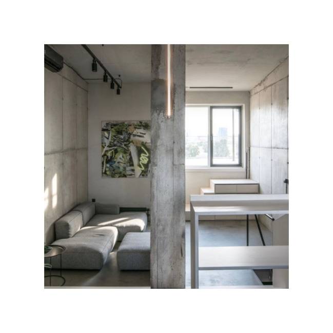 Brutalismo A imagem mostra um projeto com estilo brutalista