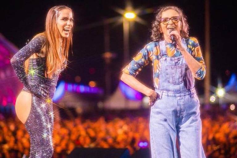 Vídeo: Tia Marli, a potiguar de 55 anos que roubou a cena no show da Anitta