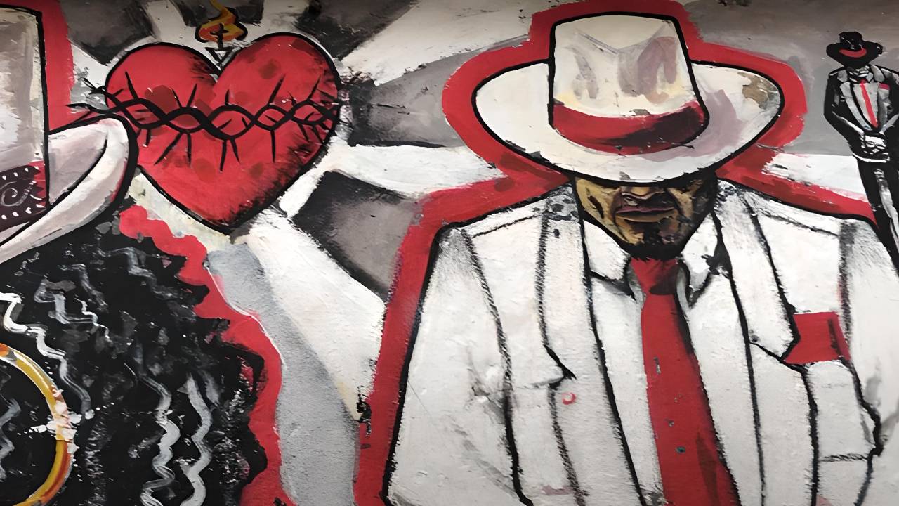 Foto mostra foto de grafite