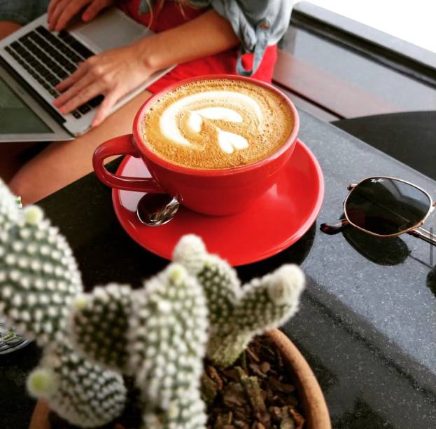 Aussie Coffee: flat white é uma das pedidas Aussie Coffee: flat white é uma das pedidas