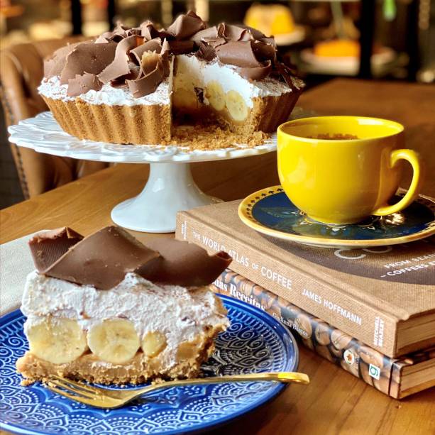 Banoffee: uma das especialidades do Coffee People Banoffee: uma das especialidades do Coffee People