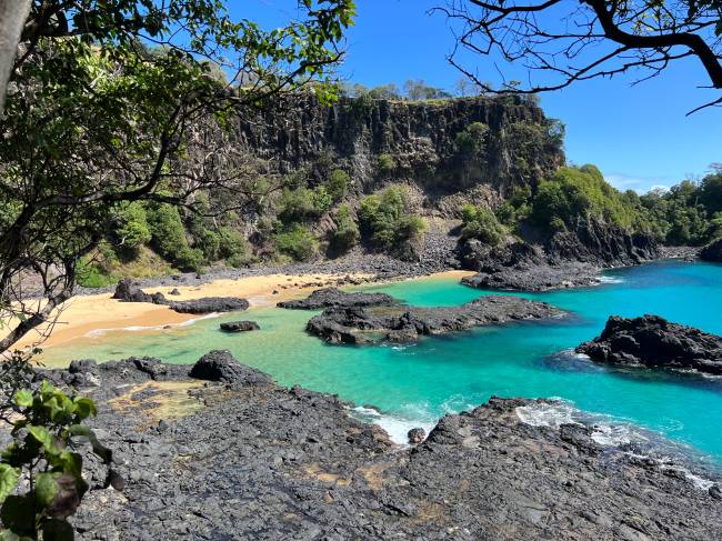 A Baía dos Porcos, em Fernando de Noronha