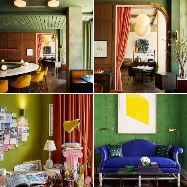Decoração verde e amarelo Decoração verde e amarelo