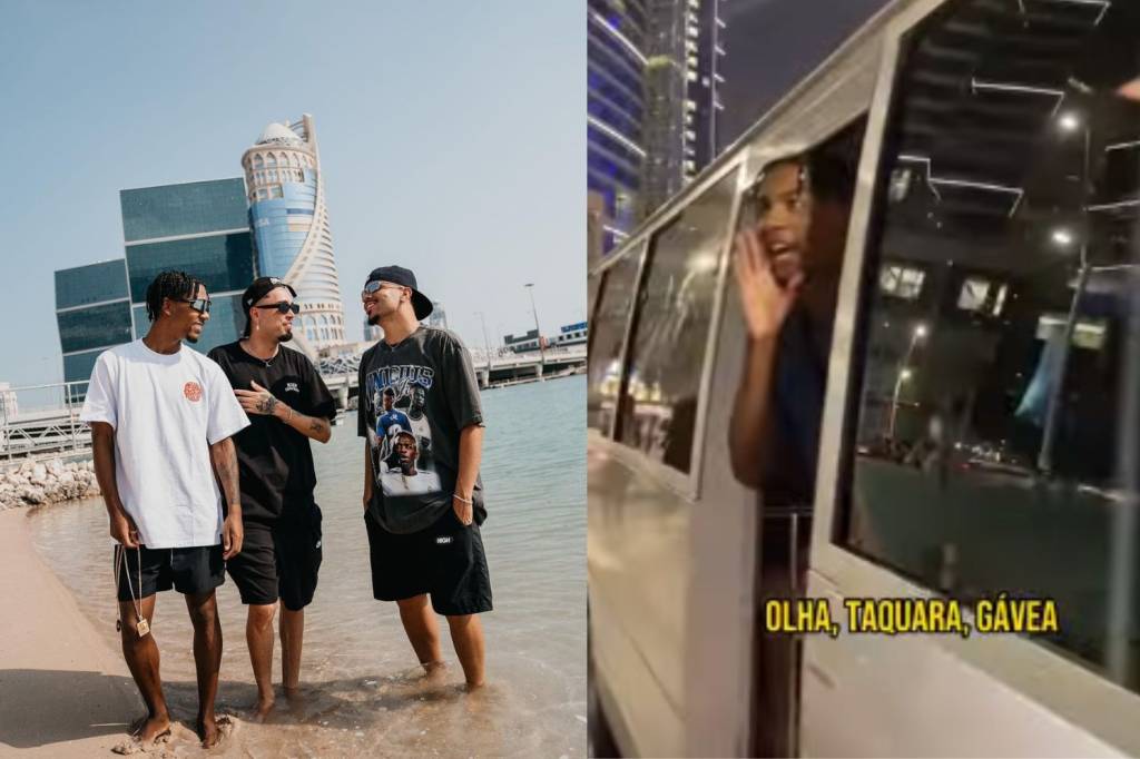 Influenciadores levam o jeitinho carioca para o Catar e bombam na internet