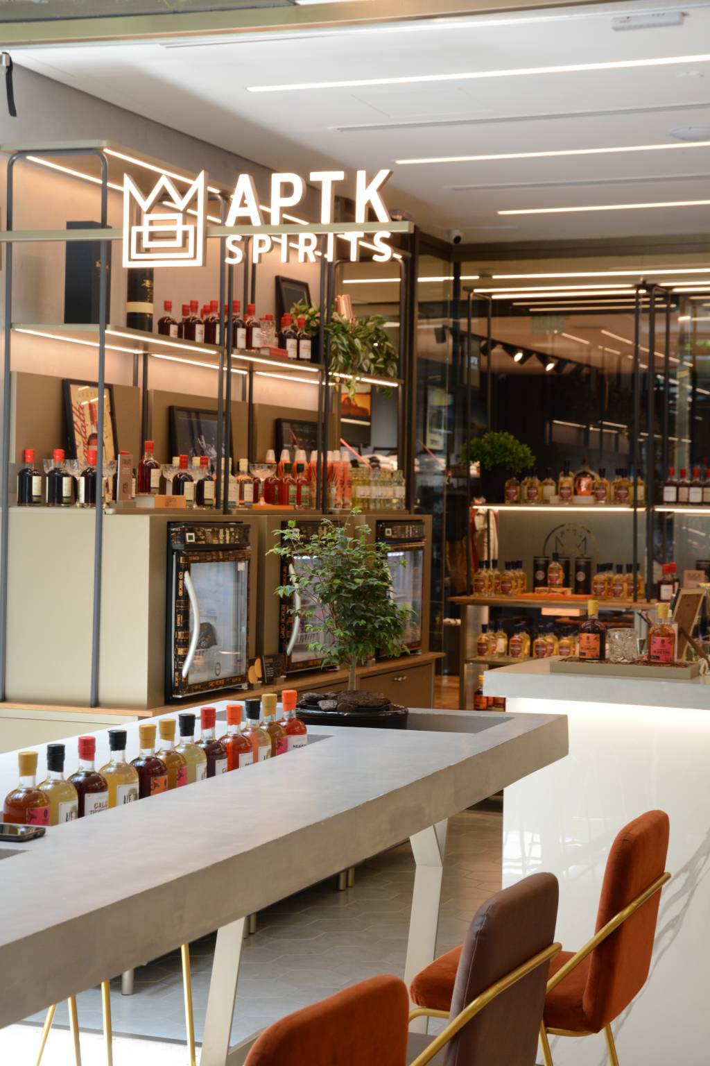 APTK_loja Shopping Leblon APTK: loja também serve para consumo no local