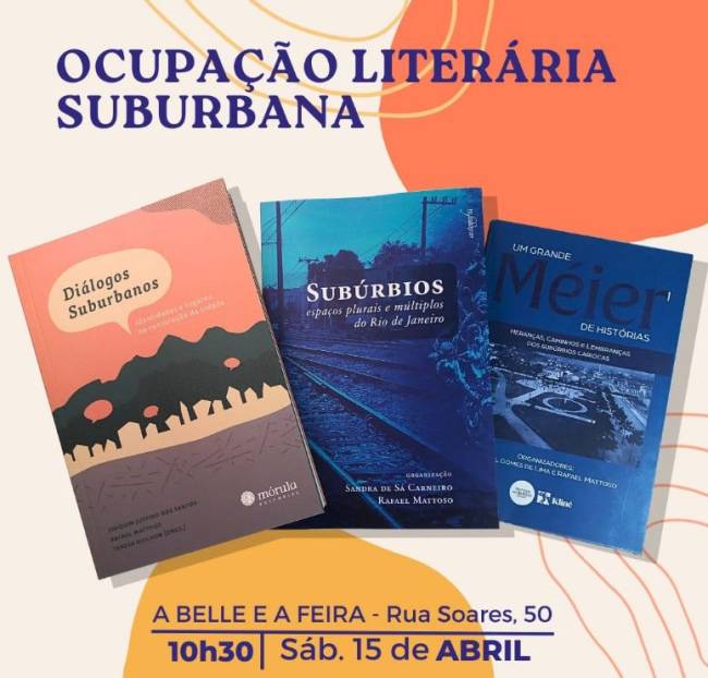 Tres livros Foto de três livros suburbanos organizafos por Rafael Mattoso