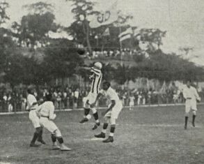 Liga suburbana 1916 melhor Foto de um Jogo da Liga suburbana de Futebol, 1916.