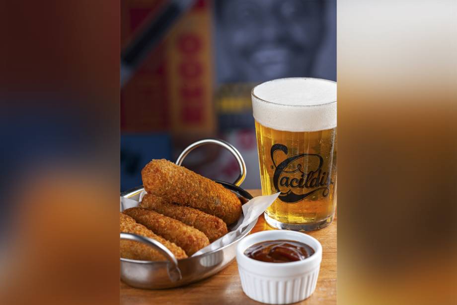 Croquete de rabada: um dos petiscos do Bar do Mussum