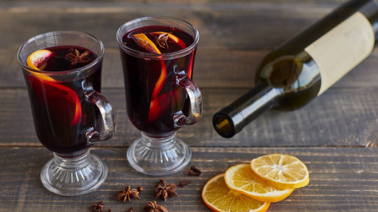 Foto mostra quentão de vinho