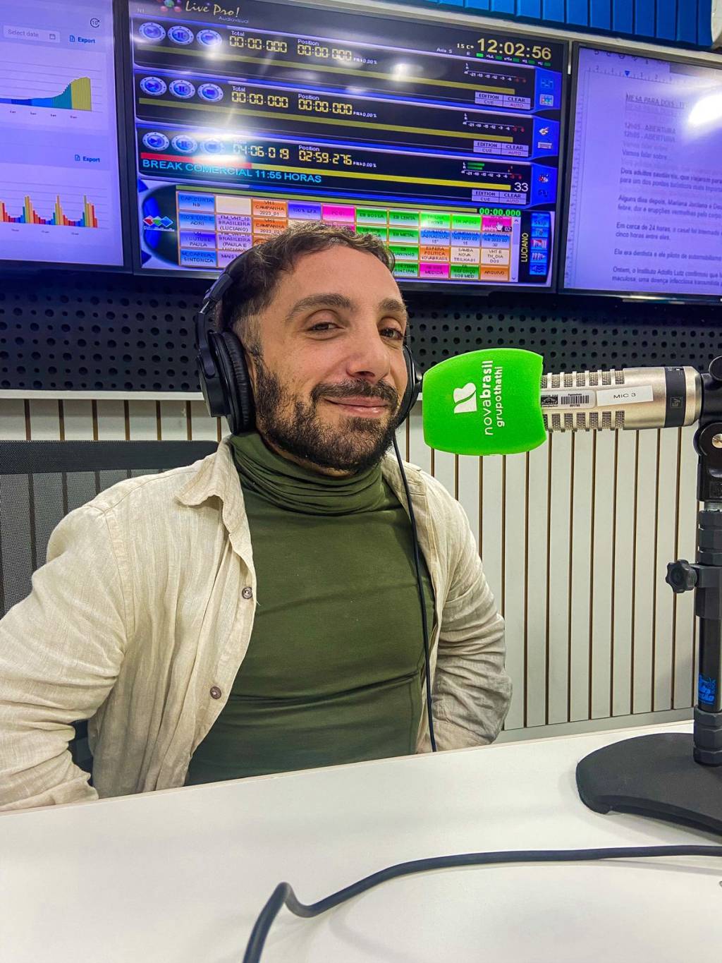 Pedro Henrique França estreia como apresentador na NOVABRASIL
