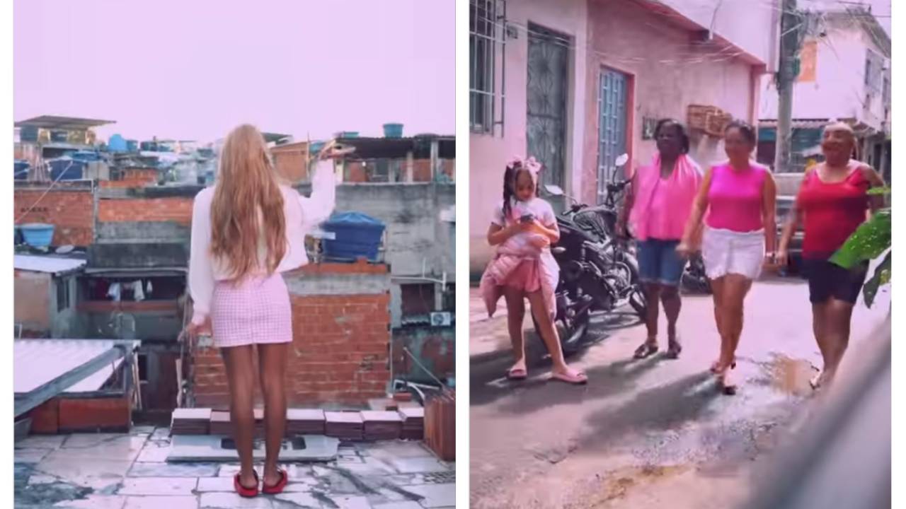 Foto mostra frames de vídeo da internet